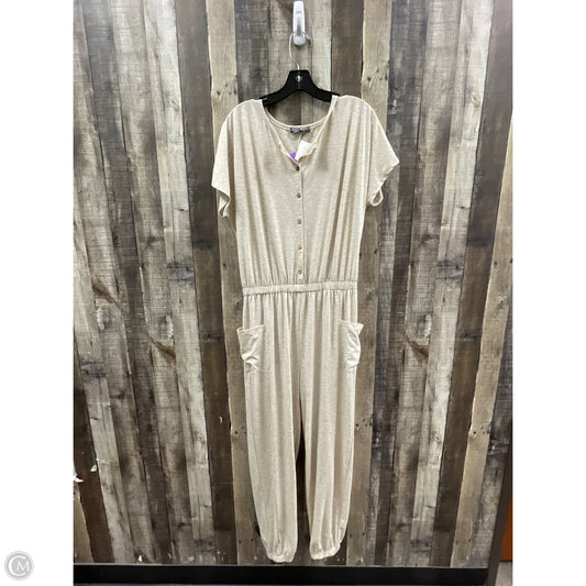 Jumpsuit By Cme In Tan, Size: L