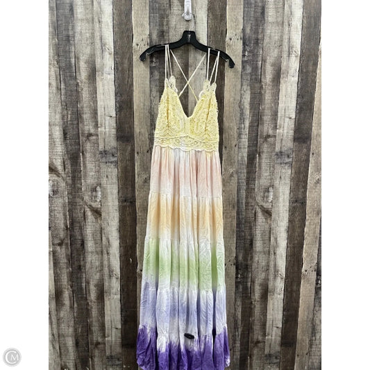 Dress Casual Maxi By Main Strip In Tie Dye Print, Size: L