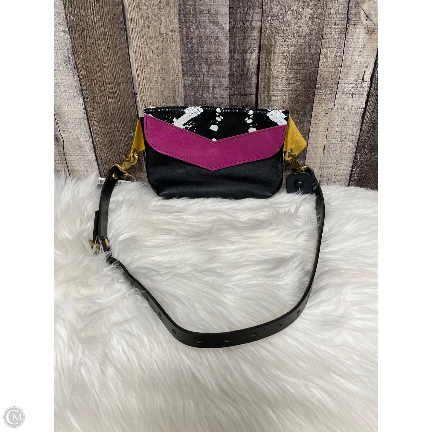 Crossbody Leather By Cmb, Size: Small