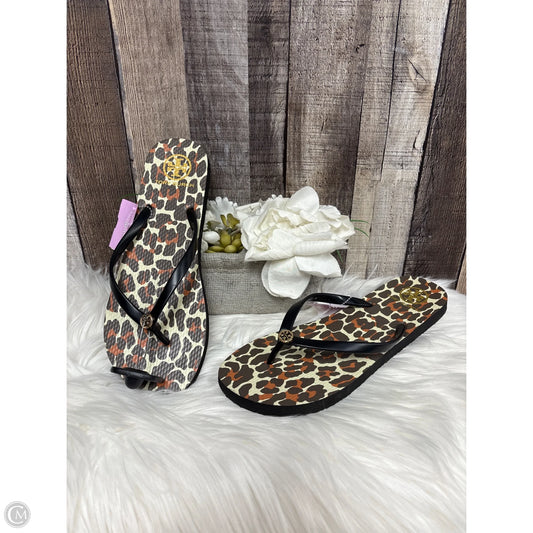 Sandals Designer By Tory Burch In Animal Print, Size: 11