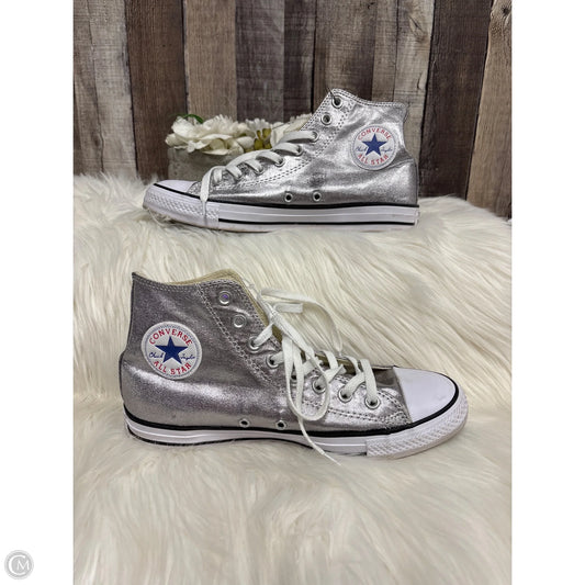 Shoes Sneakers By Converse In Silver, Size: 10