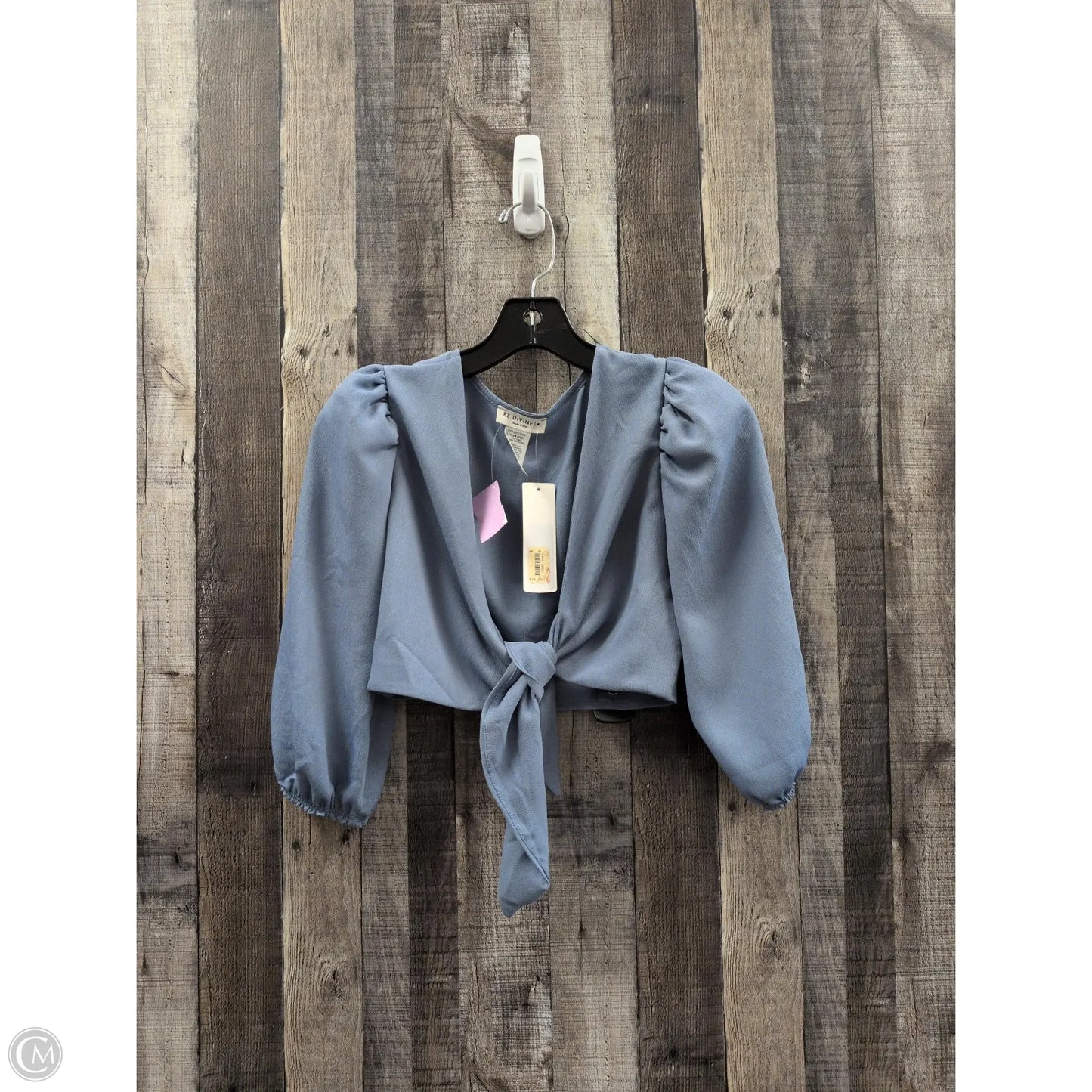 Top 3/4 Sleeve By Cme In Blue, Size: Xs