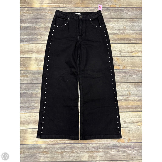 Jeans Wide Leg By Gianni Bini In Black Denim, Size: 8