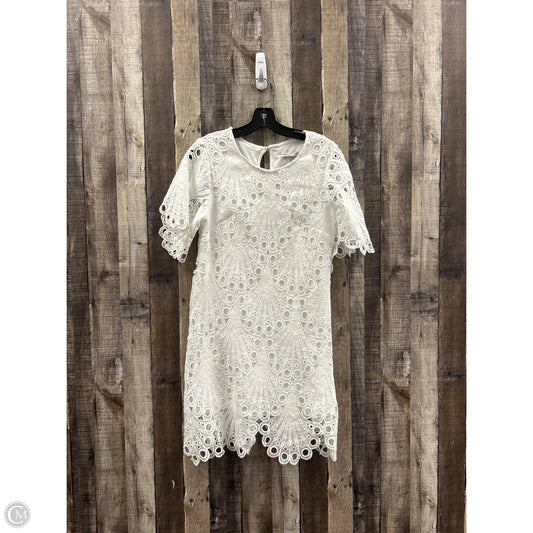 Dress Party Short By Sandra Darren In White, Size: 10p