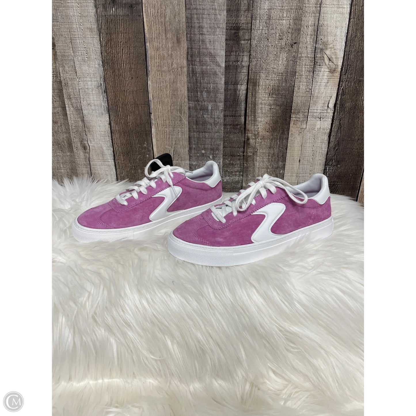 Shoes Sneakers By Skechers In Pink & White, Size: 9