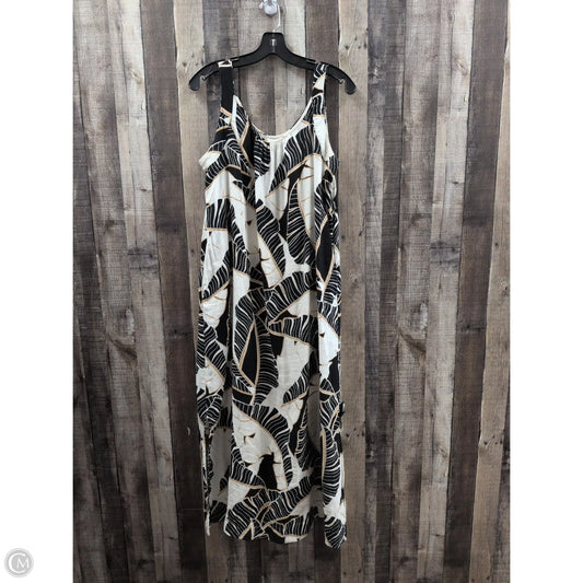 Dress Casual Maxi By Chicos In Floral Print, Size: M