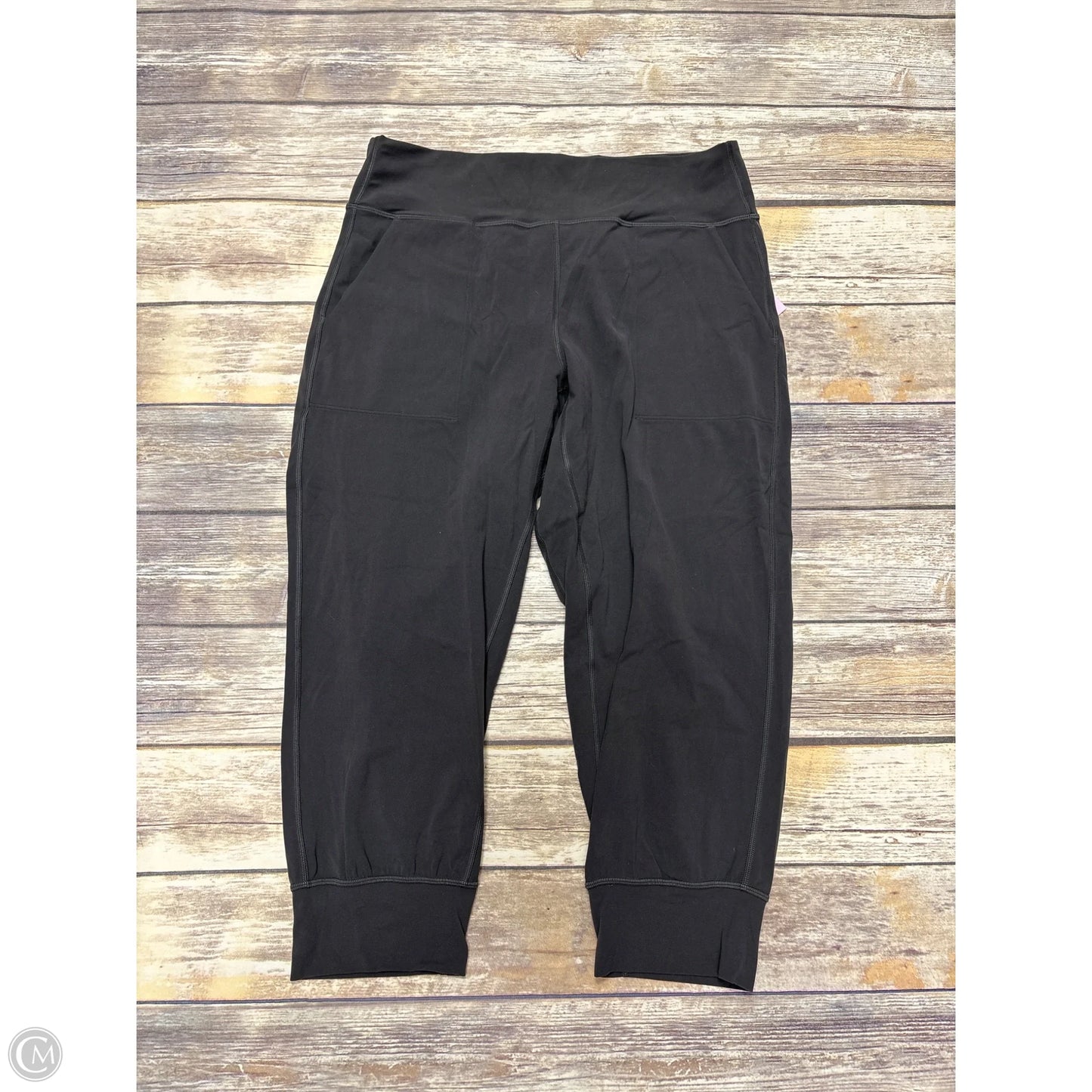 Athletic Capris By Lululemon In Grey, Size: 12