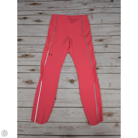 Athletic Leggings By Under Armour In Pink, Size: M