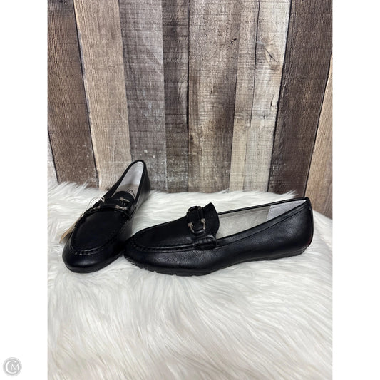 Shoes Flats By White Mountain In Black & Silver, Size: 8