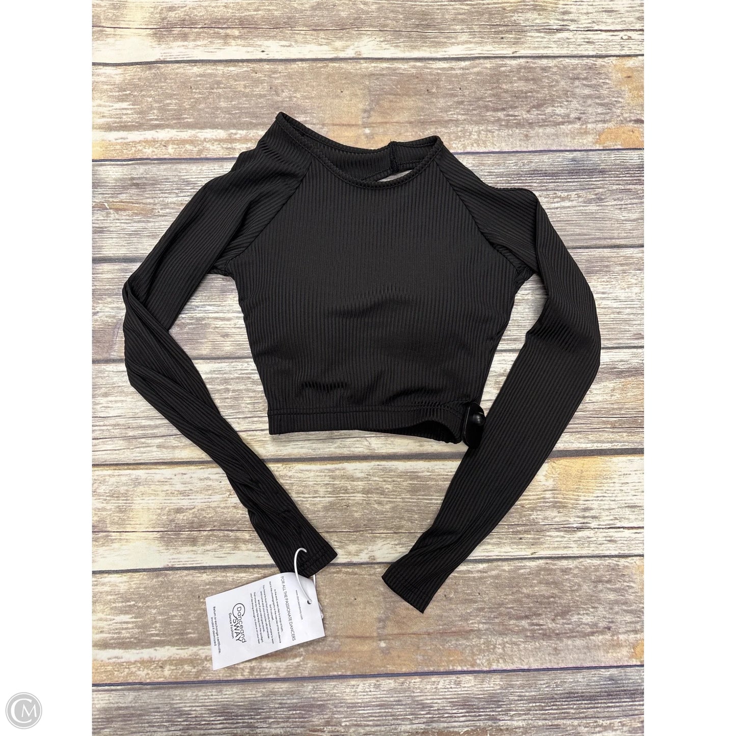 Top Long Sleeve By Cme In Grey, Size: S