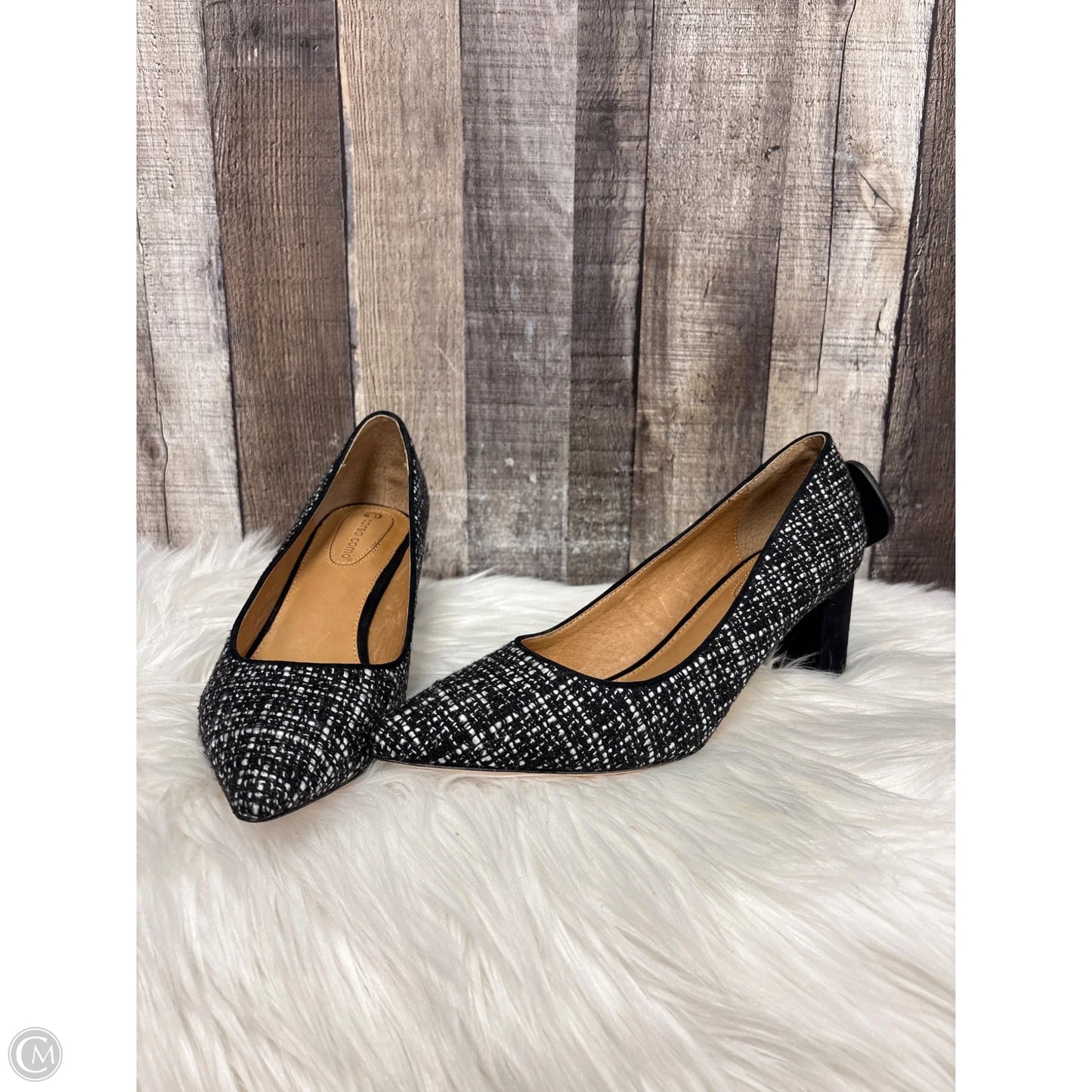 Shoes Heels Block By Corso Como In Black & White, Size: 9