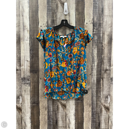 Top Short Sleeve By Rose And Olive In Multi-colored, Size: L