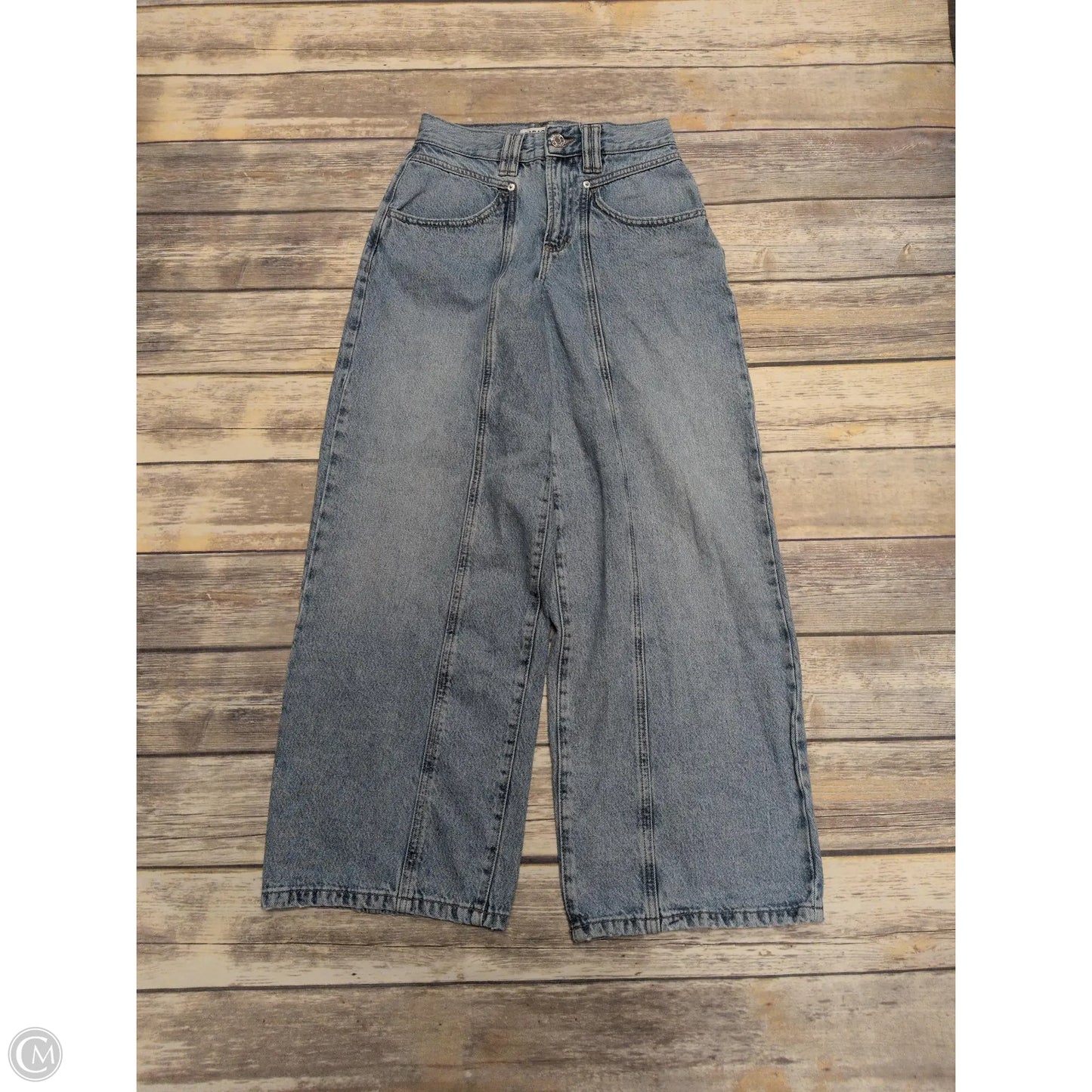 Jeans Straight By Garage In Blue, Size: 0
