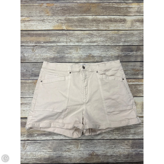 Shorts By Loft In Ivory, Size: 16