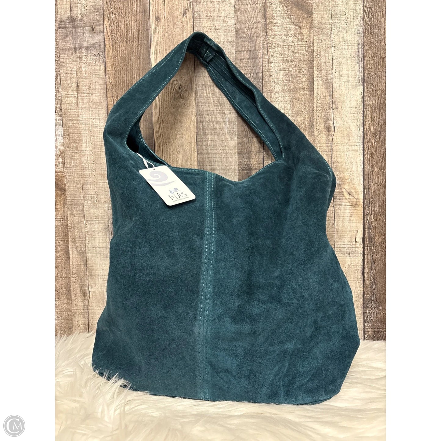 Handbag Leather By Cmf, Size: Large
