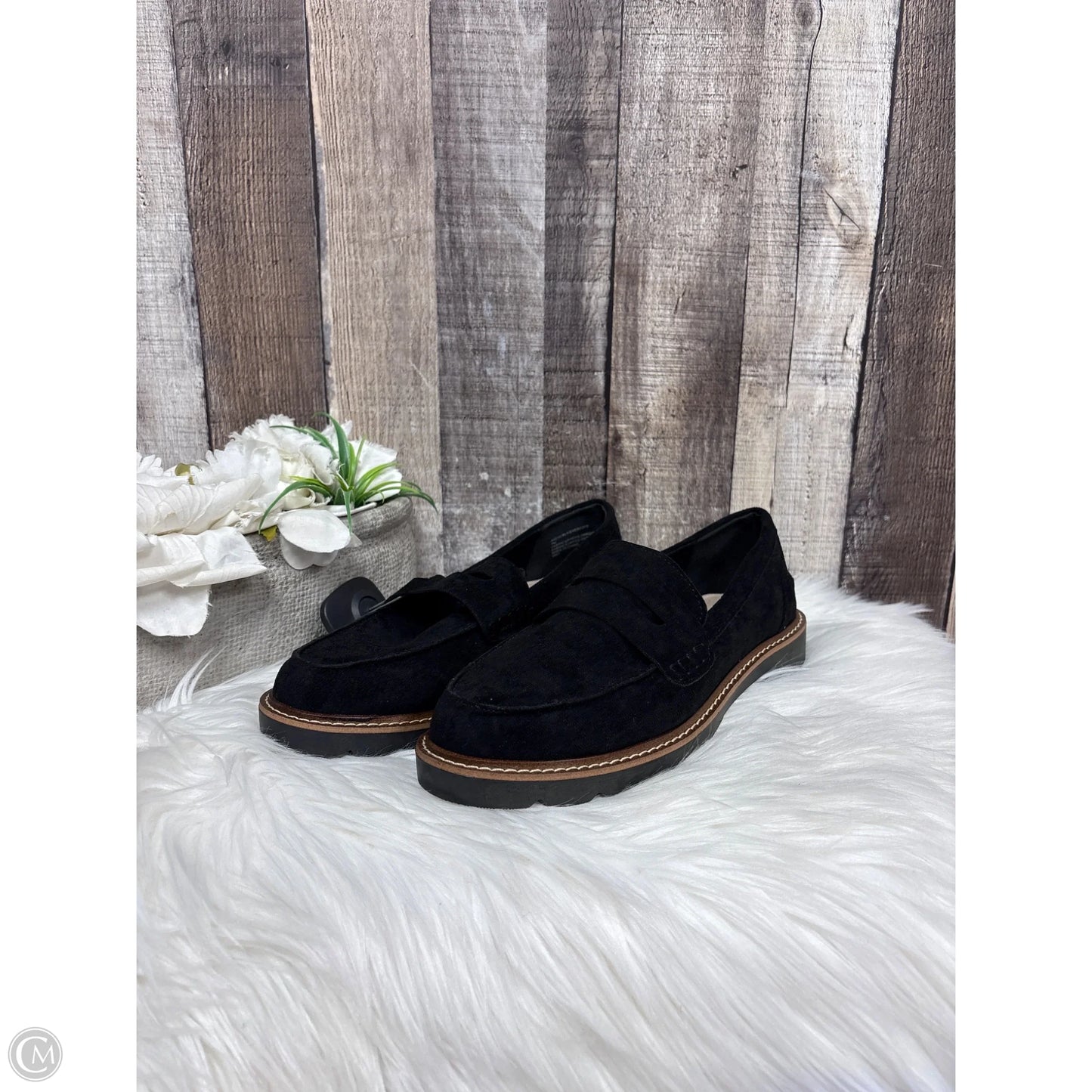 Shoes Flats By Anne Klein In Black, Size: 7