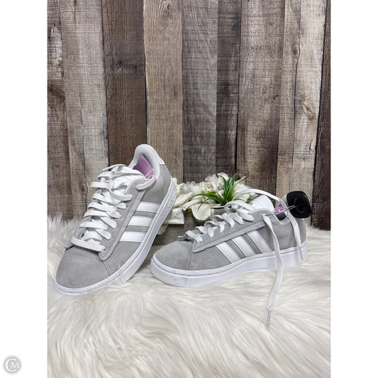 Shoes Athletic By Adidas In Grey & White, Size: 7