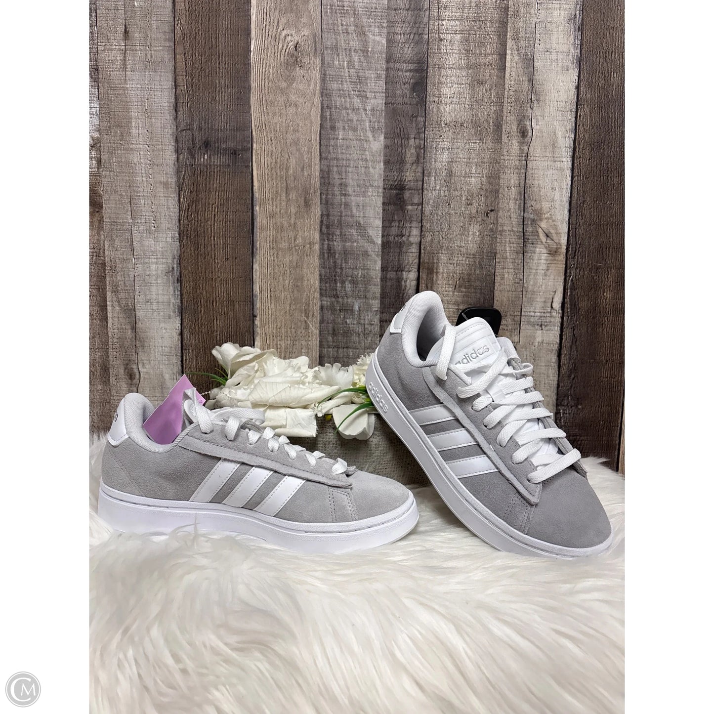 Shoes Athletic By Adidas In Grey & White, Size: 7