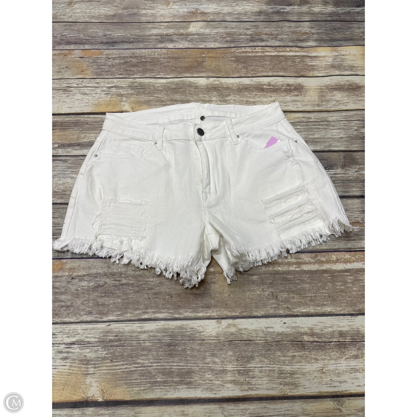 Shorts By Cme In Ivory, Size: L
