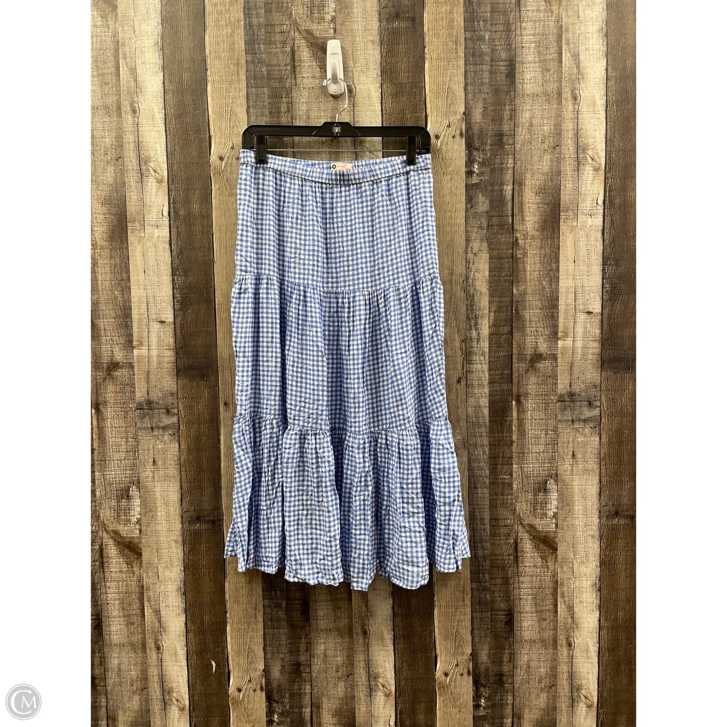 Skirt Maxi By So In Blue & White, Size: M
