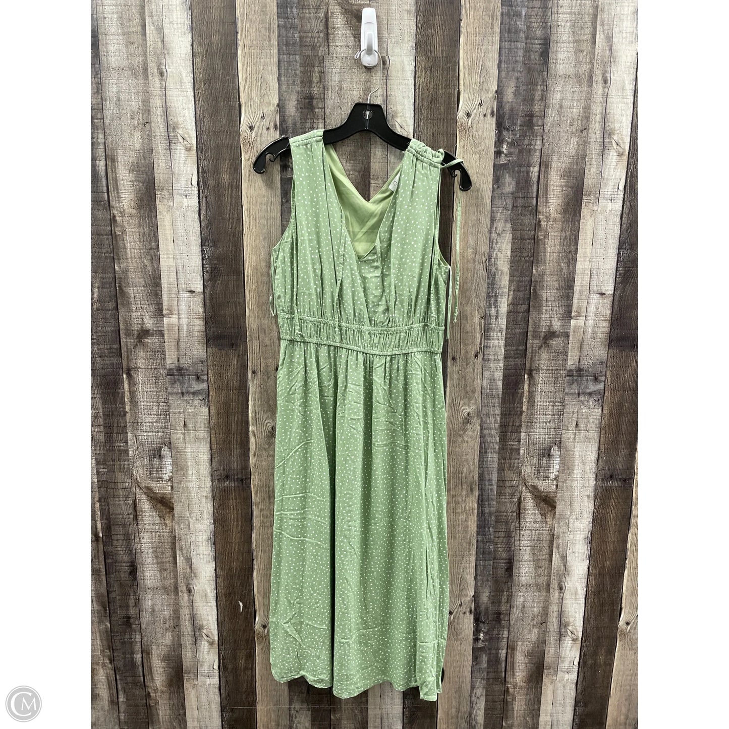 Dress Casual Midi By Japna In Green, Size: L