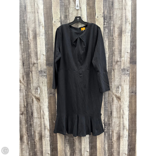 Dress Party Midi By Cme In Black, Size: 2x