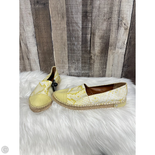 Shoes Flats By Franco Sarto In Yellow, Size: 7.5