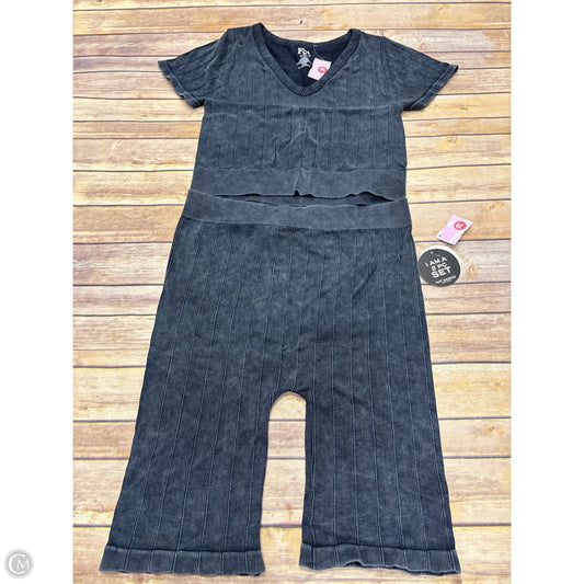Shorts Set By Cme In Blue, Size: 1x
