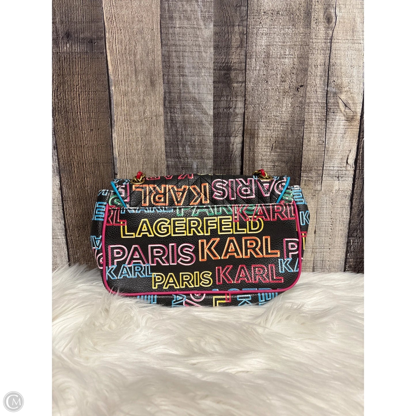 Crossbody Designer By Karl Lagerfeld, Size: Medium