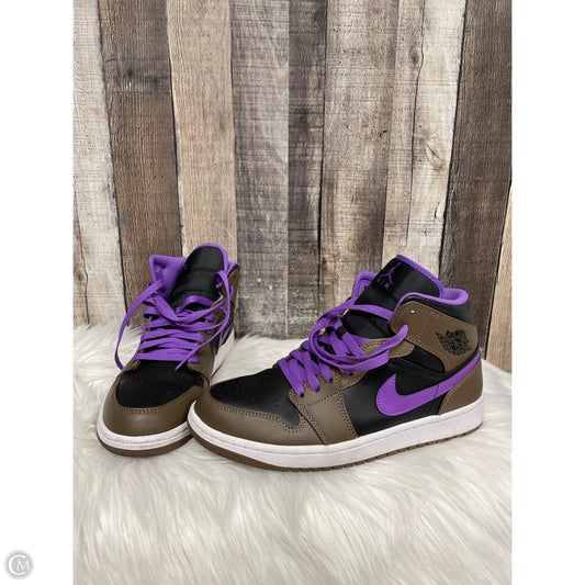 Shoes Athletic By Jordan In Brown & Purple, Size: 9