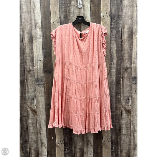 Dress Casual Short By Emory Park In Peach, Size: L