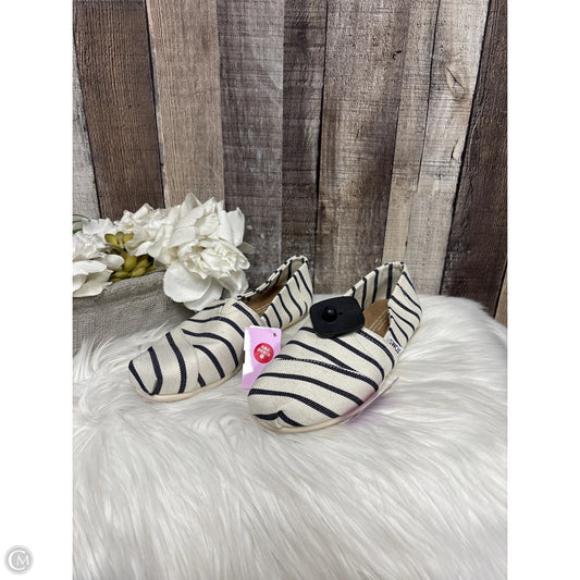 Shoes Flats By Toms In Black & Cream, Size: 7