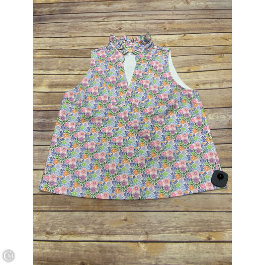 Top Short Sleeve By Sas In Floral Print, Size: M