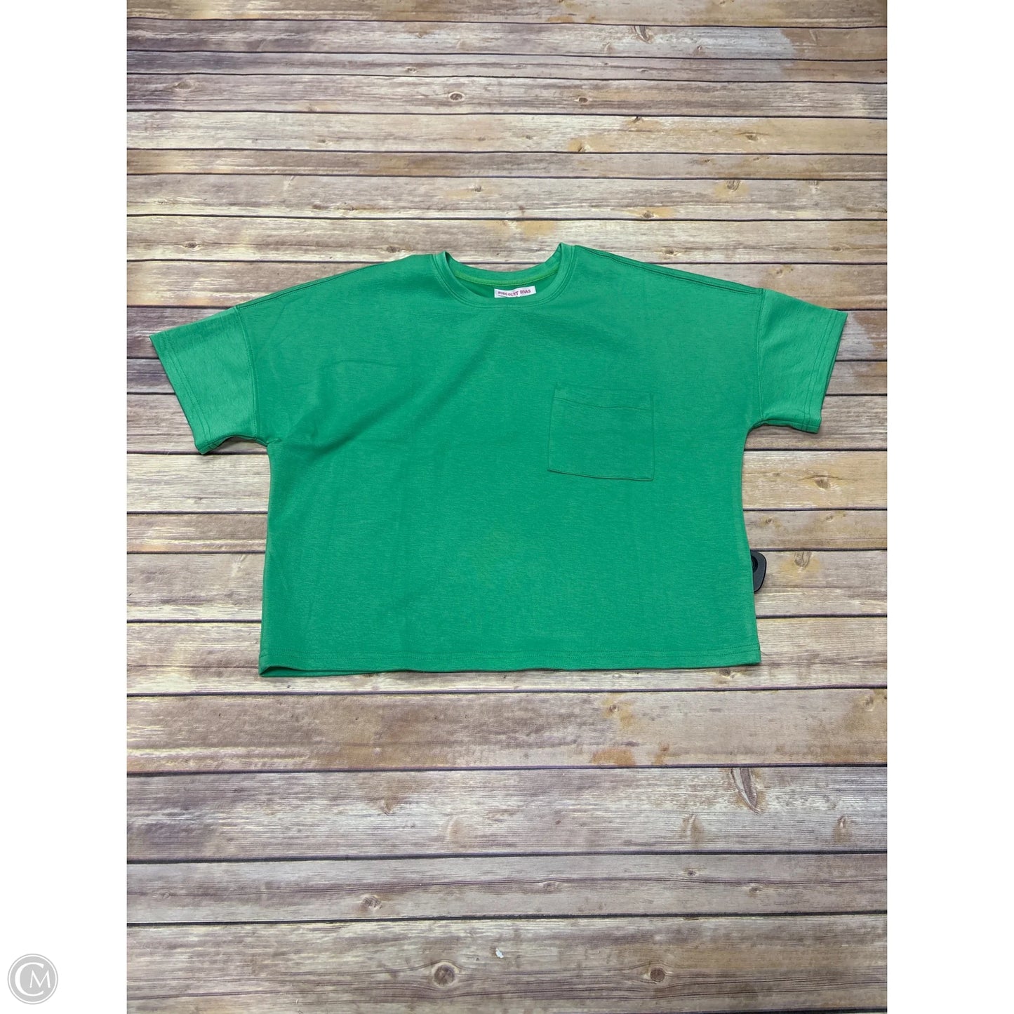 Top Short Sleeve Basic By Cme In Green, Size: M