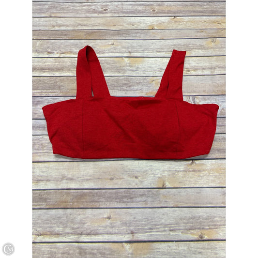 Athletic Bra By Old Navy In Red, Size: Xxl