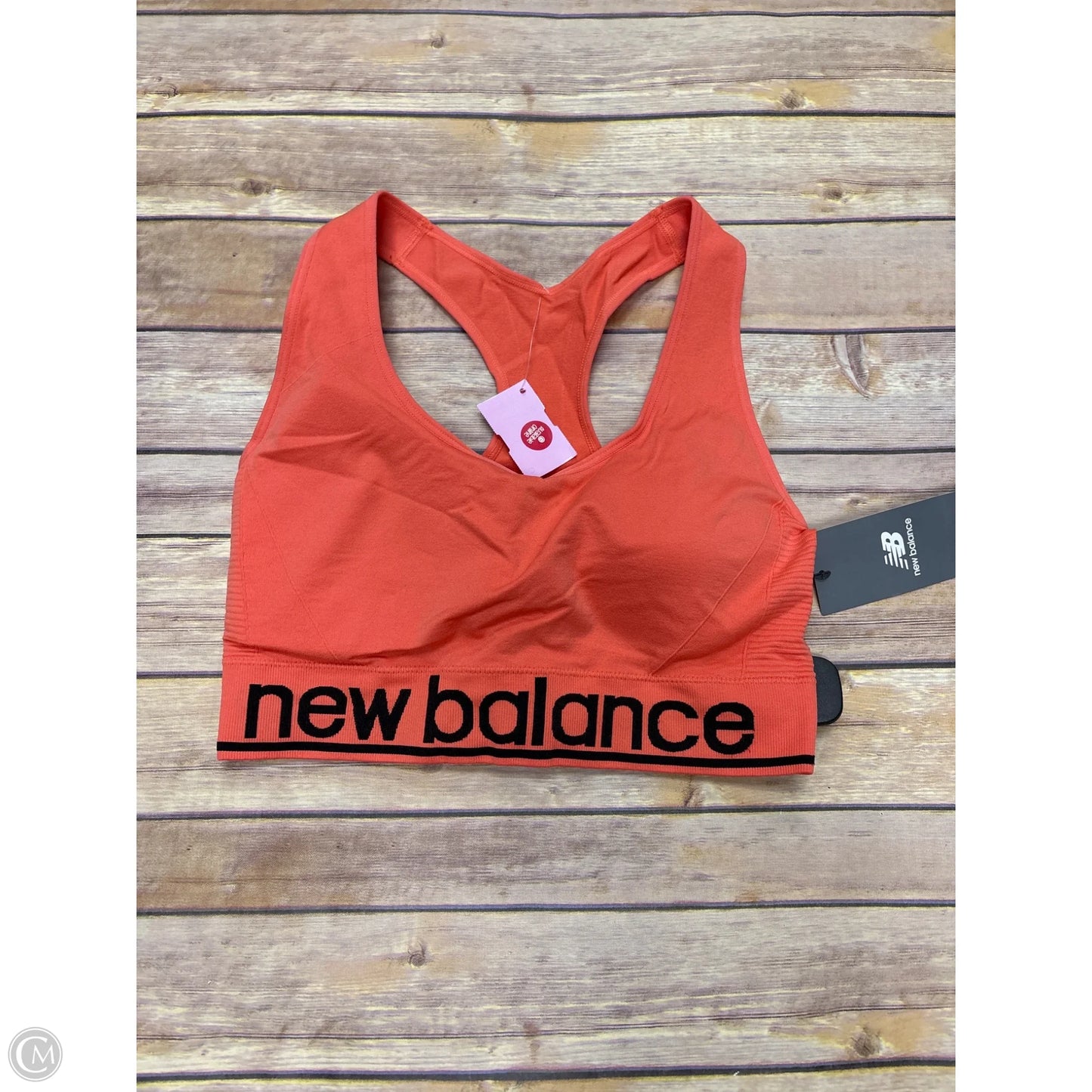 Athletic Bra By New Balance In Orange, Size: Xl