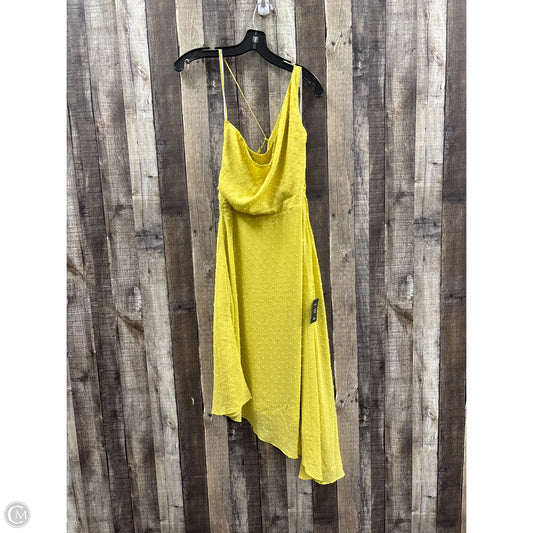 Dress Casual Midi By Lulus In Gold, Size: S