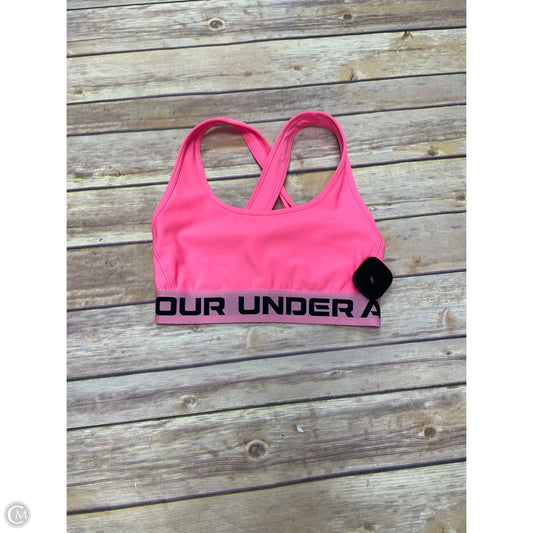Athletic Bra By Under Armour In Pink, Size: Xs