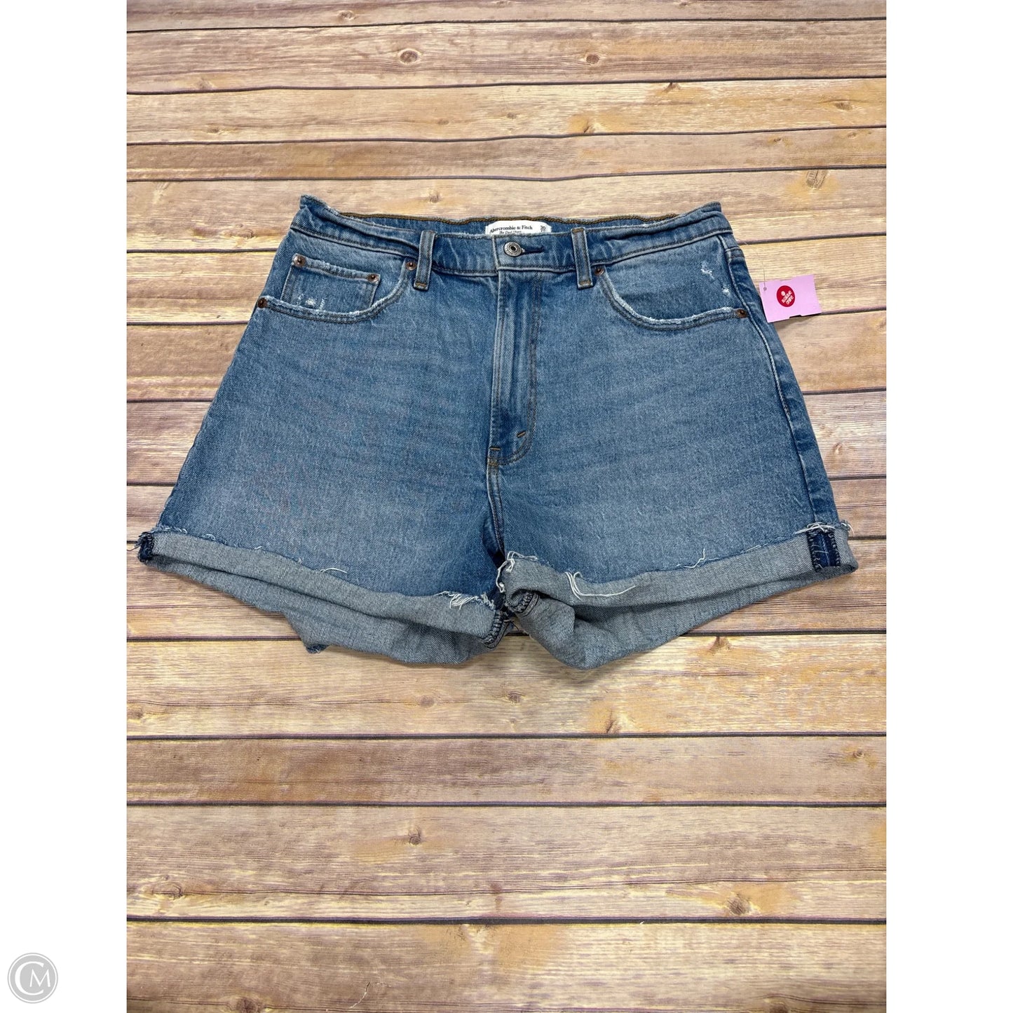 Shorts By Abercrombie And Fitch In Blue Denim, Size: 10