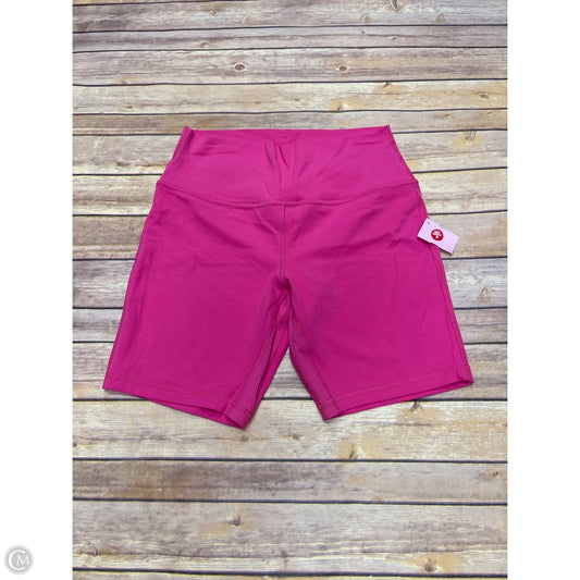 Athletic Shorts By Lululemon In Pink, Size: 12