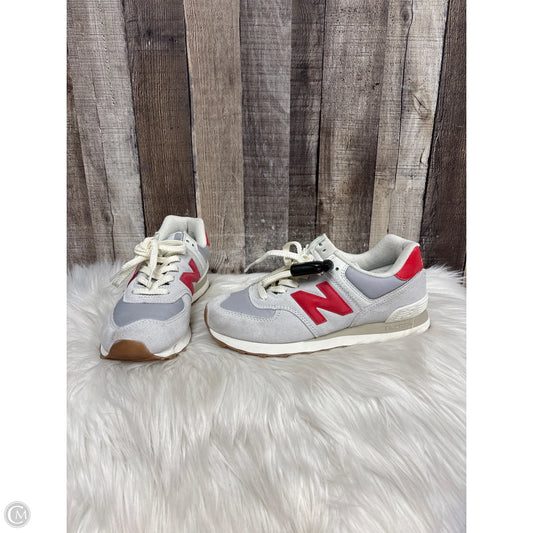 Shoes Athletic By New Balance In Cream & Red, Size: 7.5