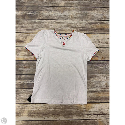 Top Short Sleeve By Boden In White, Size: S