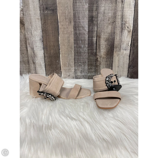 Sandals Designer By Karl Lagerfeld In Tan, Size: 7