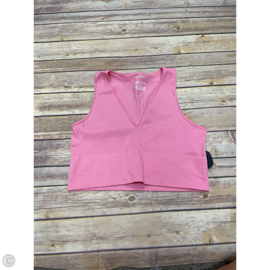 Top Sleeveless By Wild Fable In Pink, Size: L