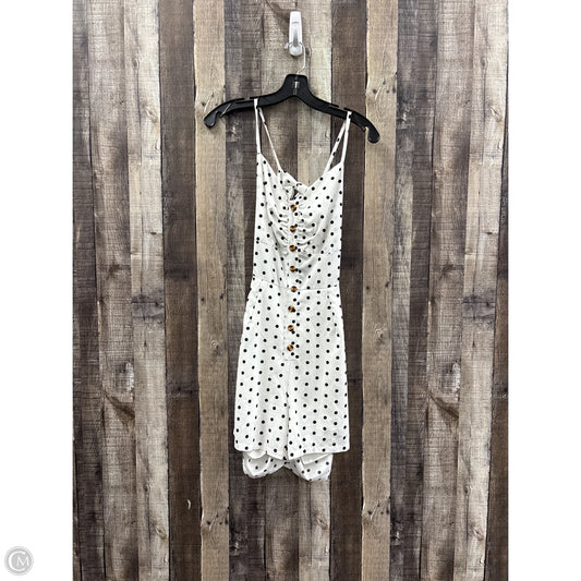 Romper By Shein In Polkadot Pattern, Size: M