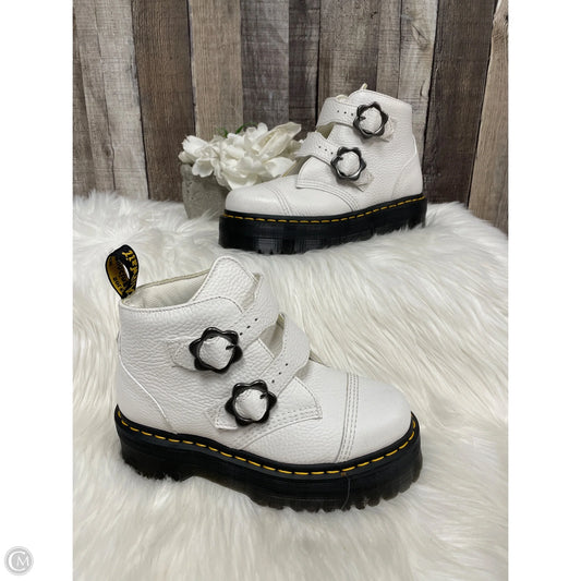 Boots Combat By Dr Martens In White, Size: 7