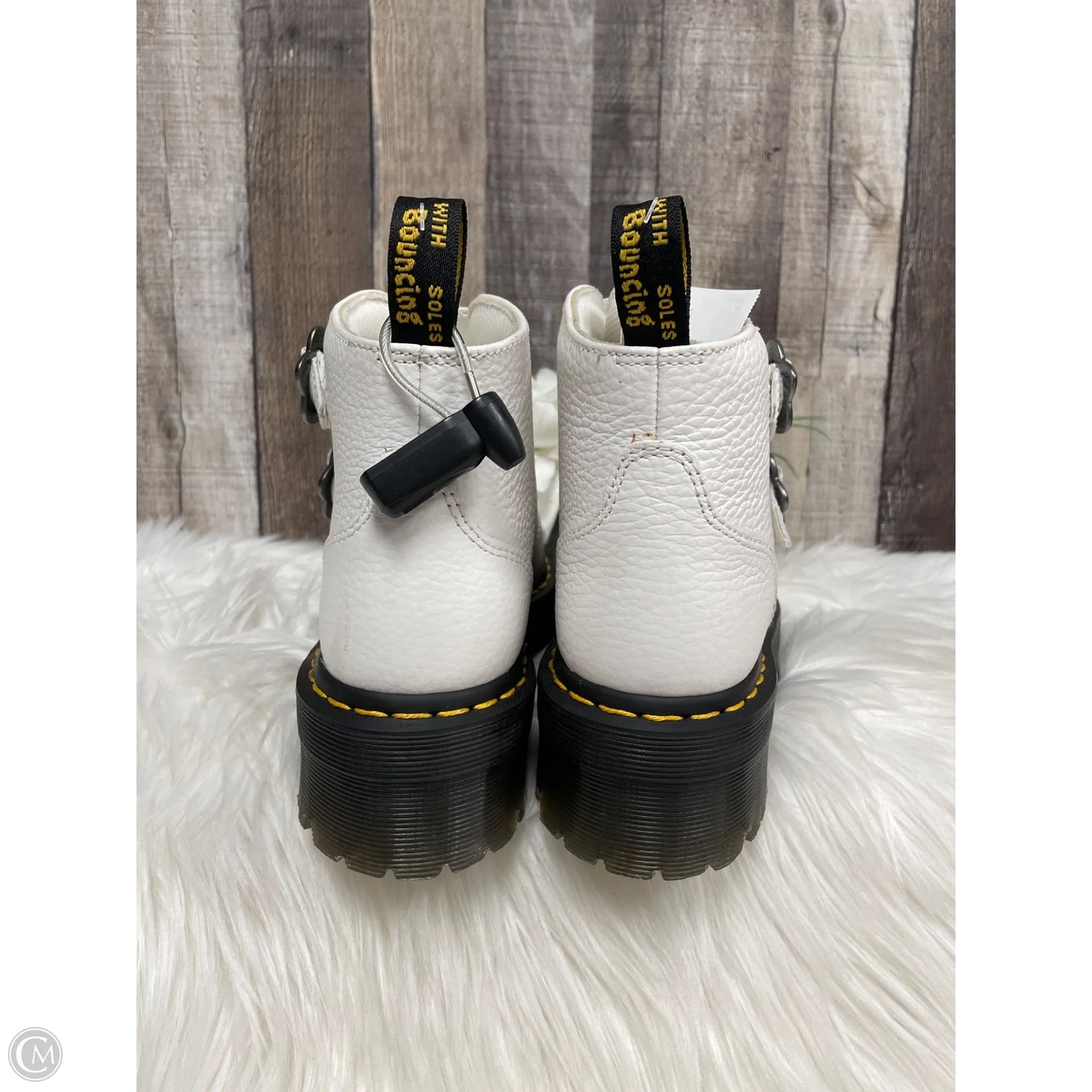 Boots Combat By Dr Martens In White, Size: 7