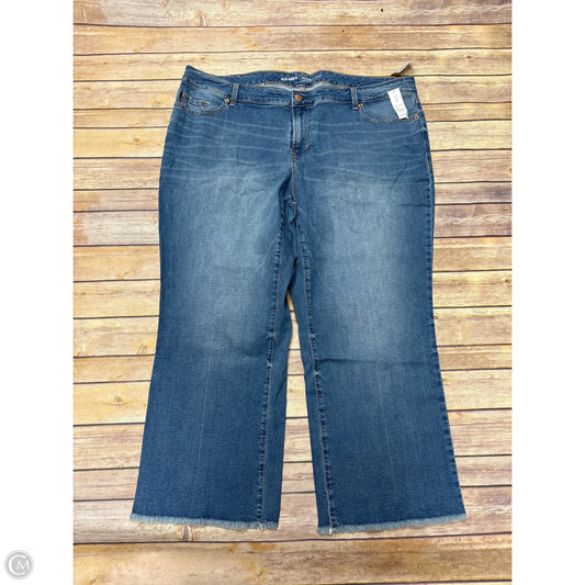 Jeans Flared By Old Navy In Blue Denim, Size: 22
