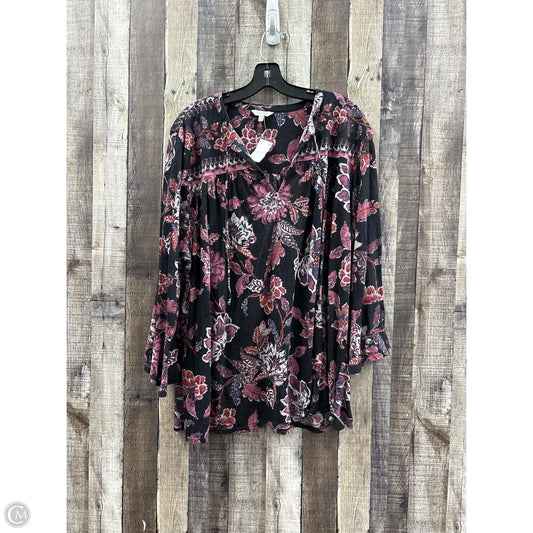 Top Long Sleeve By Lucky Brand In Multi-colored, Size: 3x
