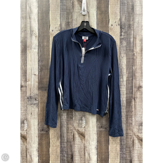 Top Long Sleeve By Tommy Hilfiger In Navy, Size: Xl